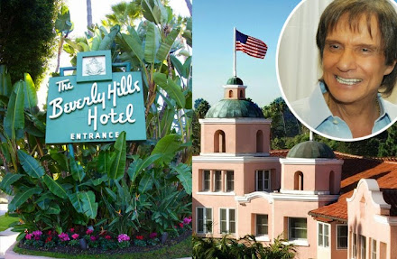 Hospedado no Beverly Hills Hotel, Roberto Carlos janta no lugar preferido de Charles Chaplin