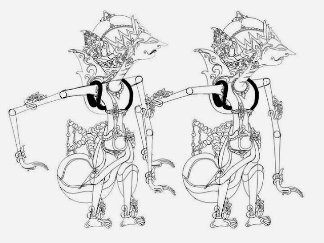 Gambar Mewarnai Wayang