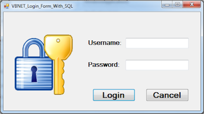 vb.net login form with sql database