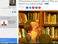 Gerard Alexander UVA liberals condescending Examiner.com Rick Sincere