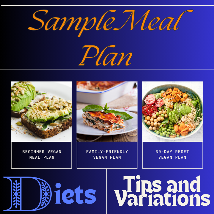 Here's a sample 7-day meal plan to get you began