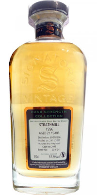 Strathmill 21 yo 1996/2017 cask #2096 57.9%