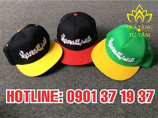 Cơ sở sản xuất nón snapback giá rẻ, nón hiphop giá rẻ, thêu logo nón hiphop giá rẻ
