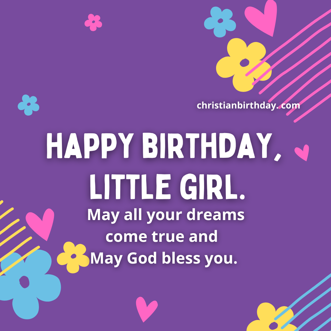 birthday wishes for little girls