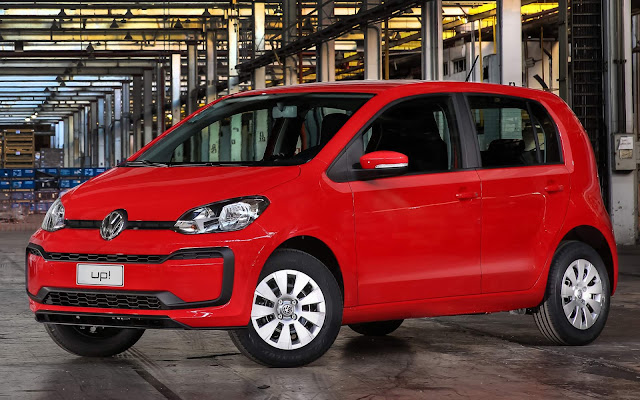 Volkswagen Up! se mantém no top 50 mais vendidos do Brasil