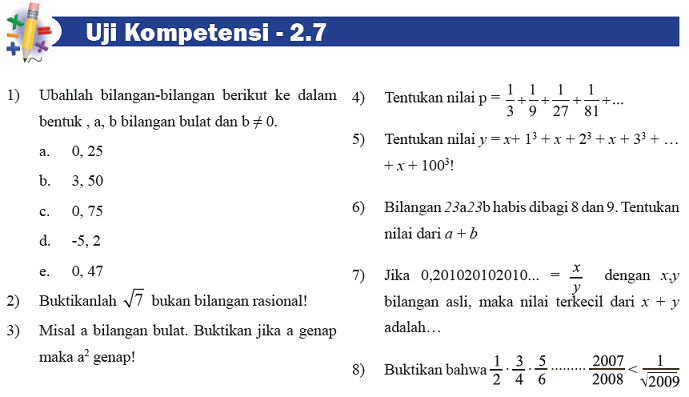 Pr Matematika Anakku Yang Duduk Di Kelas 1 Smp Kurikulum 2013 Gak Salah Niih Defantri Com