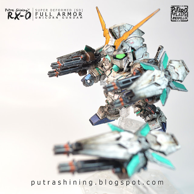 SD Full Armor RX-0 Unicorn Gundam by Putra Shining