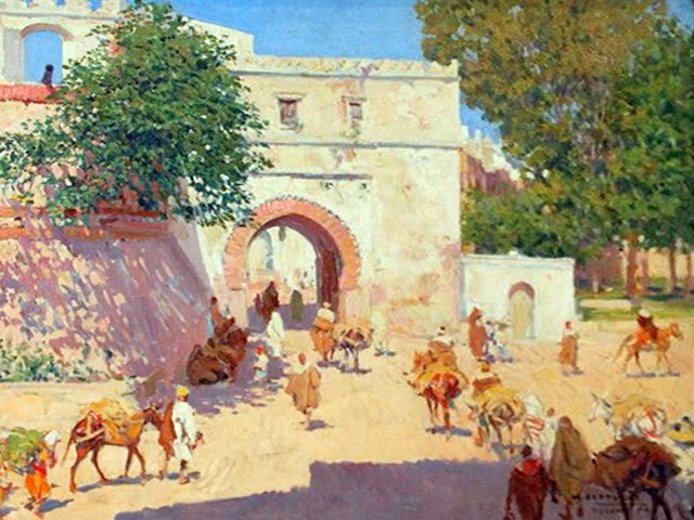 Mariano Bertuchi Nieto, Paisajistas españoles, Paisajes de Mariano Bertuchi, Pintor español, Pintores Granadinos, Mariano Bertuchi, Pintores de Granada, Pintores españoles, Pintor Mariano Bertuchi