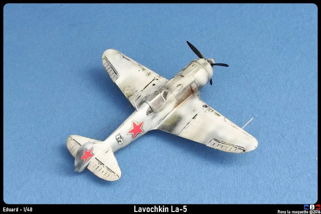 Maquette du Lavochkin La-5 d'Eduard au 1/48.