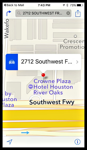 GPS map of our hotel location