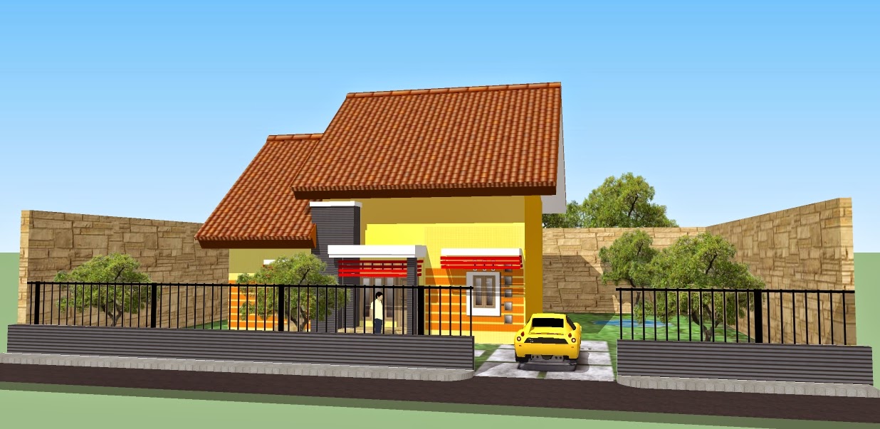 GAMBAR RUMAH TINGGAL DI SUMBAWA 80 M2 (OWNER FIRMAN 