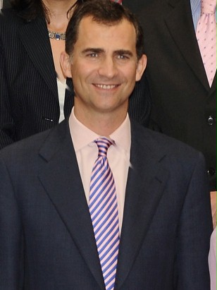 prince felipe of asturias. Prince Felipe celebrates