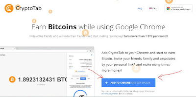Cara Mendapatkan Bitcoin Gratis Dengan Cepat Menggunakan CryptoTab (Cepat Kaya)