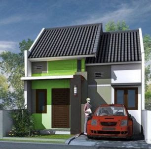 model contoh atap rumah type 36