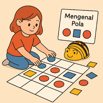 Pondasi Pembelajaran AI untuk Anak Usia Dini dengan menganl Mengenal Pola (Warna, Bentuk, Urutan)