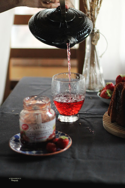 receta bizcocho de mermelada de fresas -kidsandchic