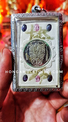 blessing thai amulet kruba krissana king of butterfly - jual azimat thailand, pusaka indonesia, indo thai magic amulet, lp pae somdej, khunpaen 2522