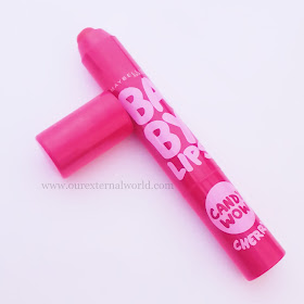 Maybelline Baby Lips Candy Wow - Cherry - Review, Swatches, Indian Beauty Blog