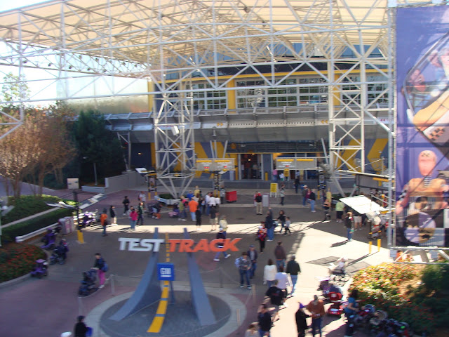 Original Test Track Exterior Epcot Disney World