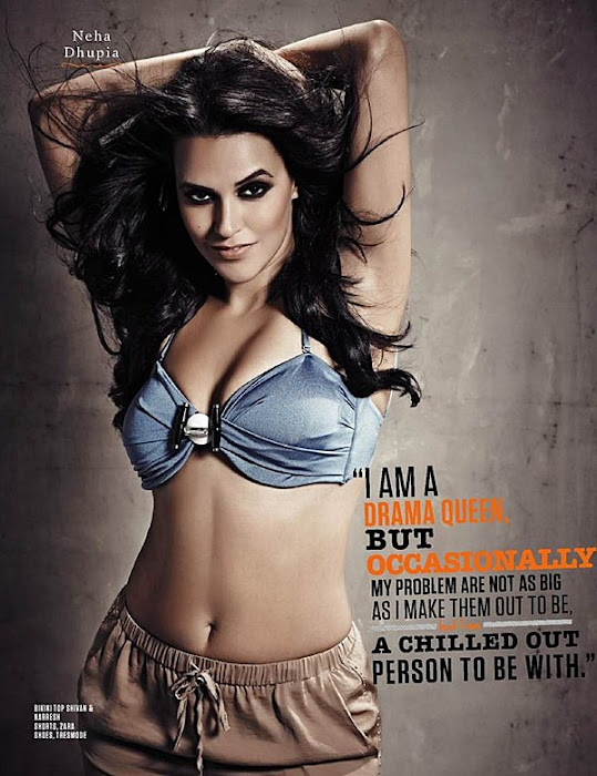 neha dhupia | spicy shoot for fhm mag actress pics