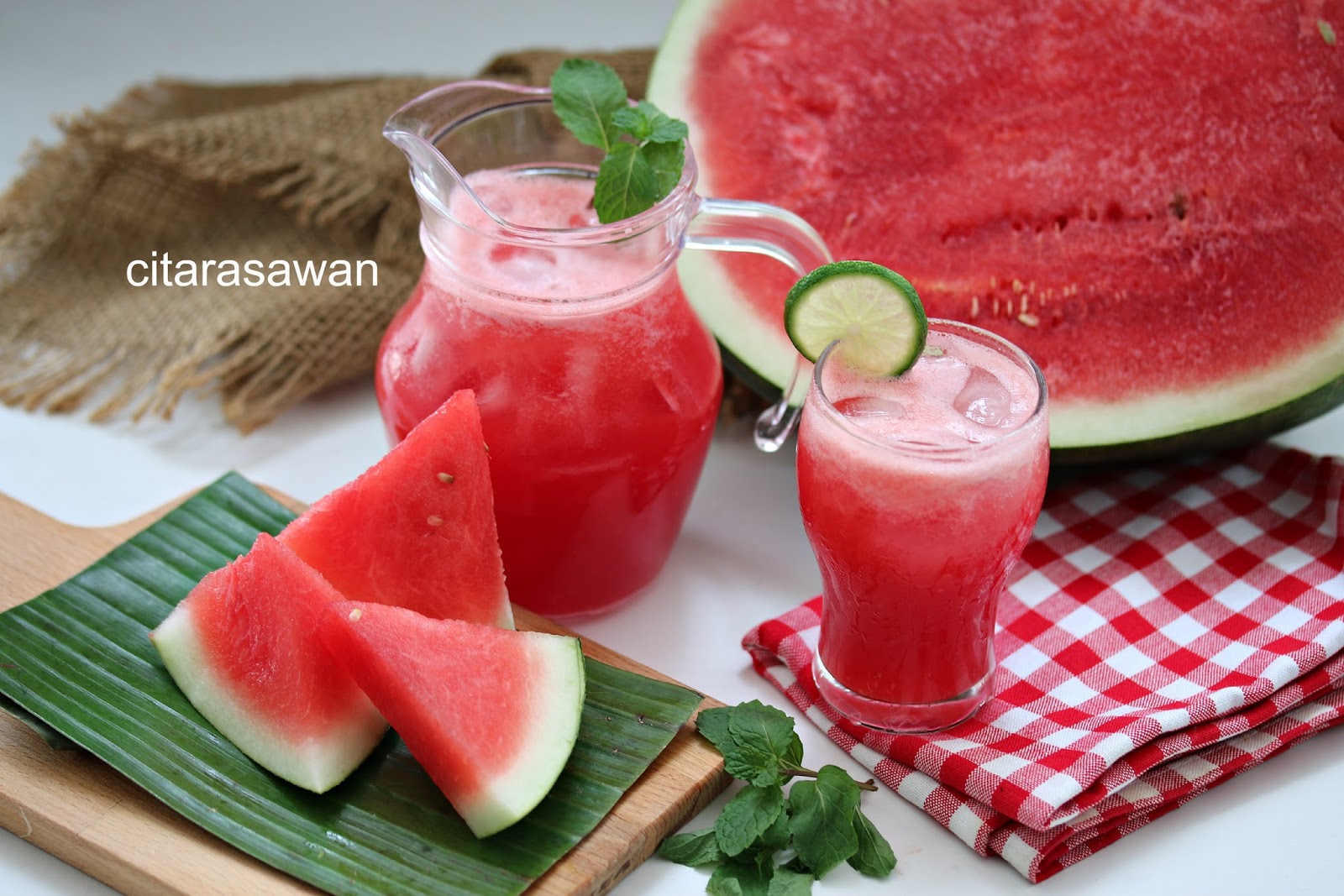 Jus Tembikai / Watermelon Juice ~ Resepi Terbaik