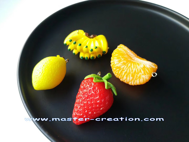 mini lemon, mini banana, mini strawberry