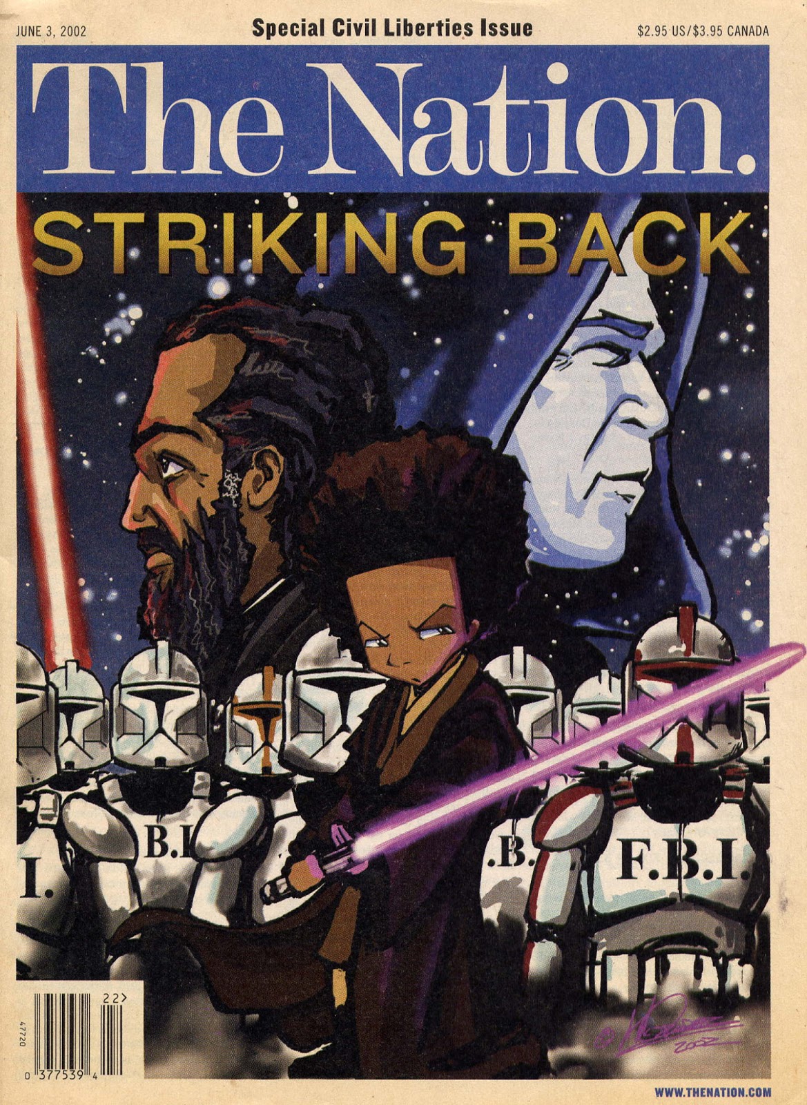 Cultural Front Huey Freeman As Jedi Knight