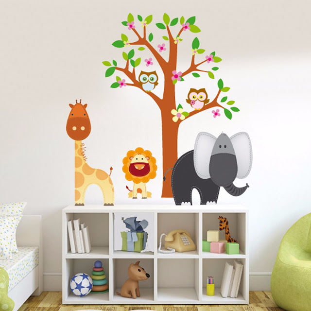 DECORACIÓN DE PAREDES PARA DORMITORIOS INFANTILES by artesydisenos.blogspot.pe