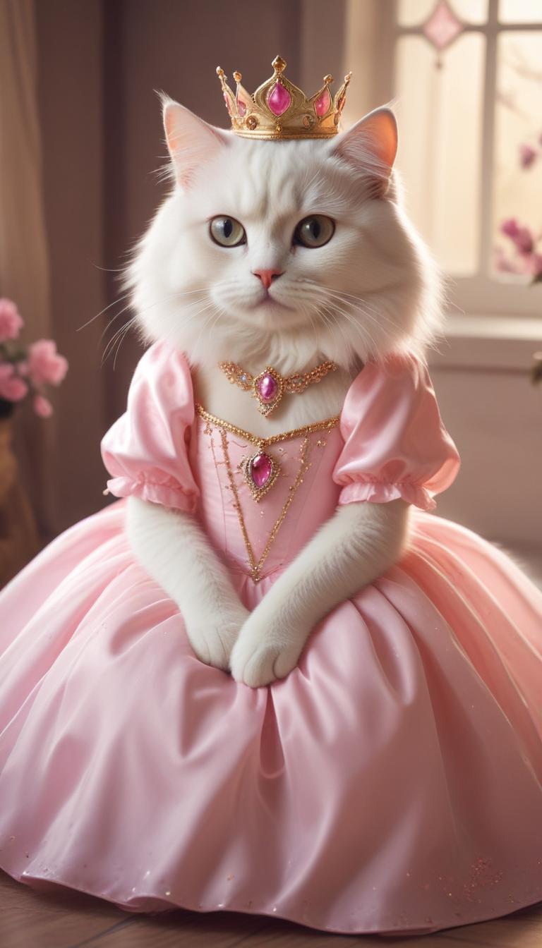 Captivating Beauty: HD Images of a Majestic Cat Princess