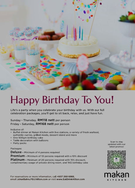 Happy Birthday To You! DoubleTree by Hilton Johor Bahru