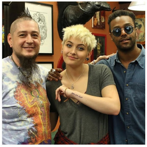 Paris Jackson Gets Second Memorial Tattoo For Her Late Father