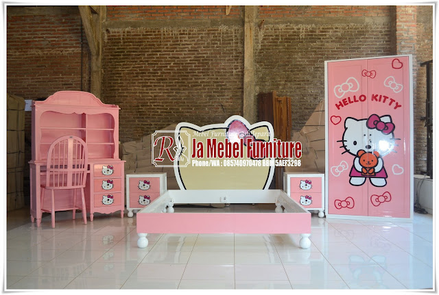 Set Kamar Tidur Anak Hello Kitty Mewah Terbaru