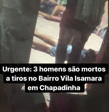 Três homens são executados a tiros em Chapadinha, dois eram irmãos