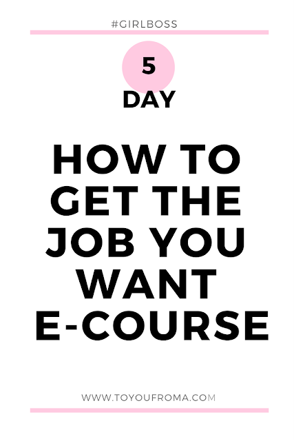 What to do to get the job you want