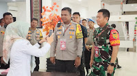 Kapolres Tulangbawang Monitoring Rapat Pleno Rekapitulasi Tingkat Kabupaten
