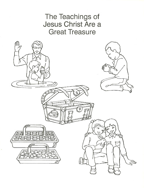 Treasure Chest Coloring Page