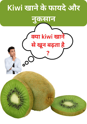 कीवी खाने के फायदे और नुकसान : Kiwi fruit in hindi