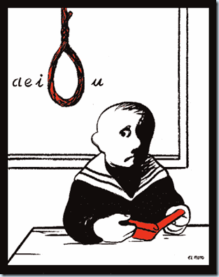 Crímenes ejemplares. Ilustración de El Roto