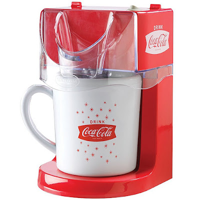 Nostalgic Coca-Cola Coke 16 Ounce Single Serve Frozen Slushy Maker Machine