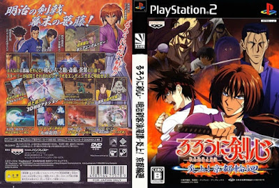 Download Game Rurouni Kenshin: Enjou! Kyoto Rinne (Samurai X)  PS2 ISO OPL