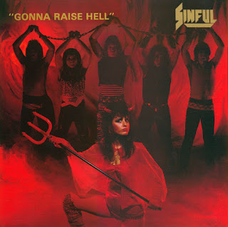 Ο δίσκος των Sinful "Gonna Raise Hell"