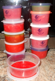 Shakin & Bakin Foodie Blog: Sure-Jell Raspberry and Peach Freezer Jam