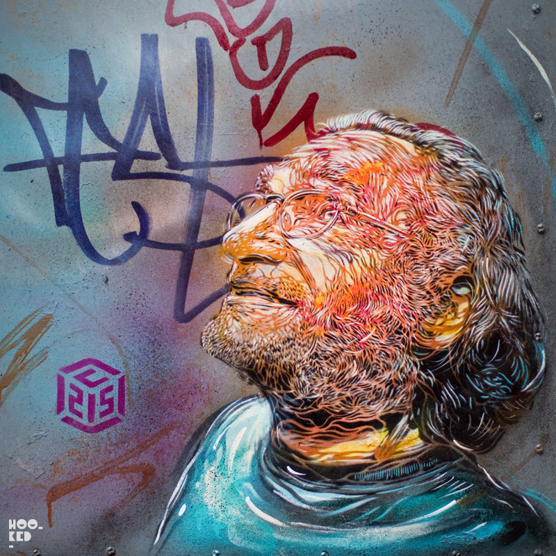 French street artist C215 installs new stencil work in London