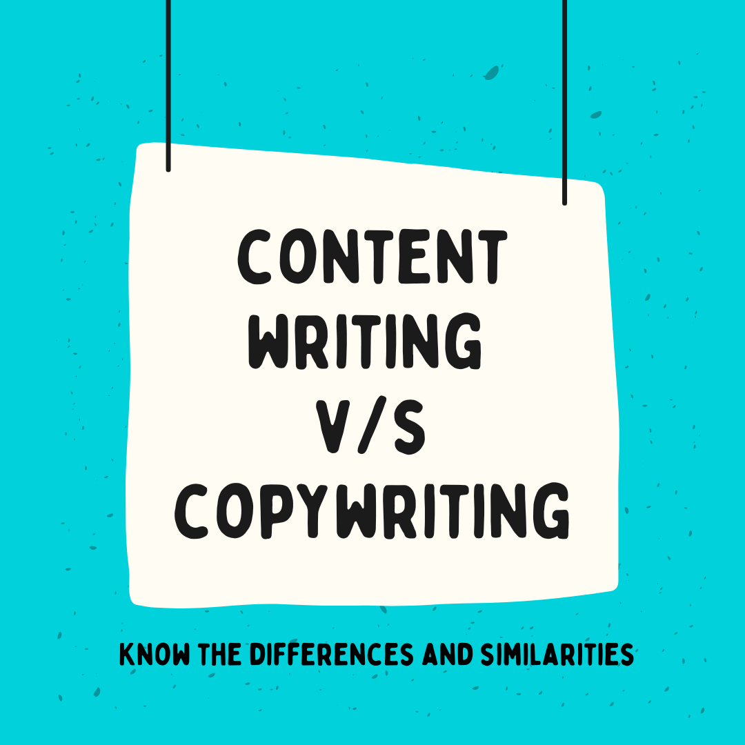 Content writing vs copy writing