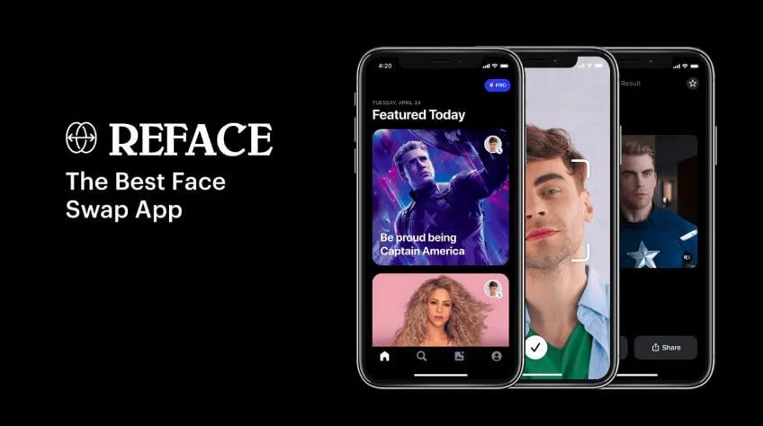 قم, بتبديل, وجهك, إلى, المشاهير, أو, شخصيات, الأفلام, من, خلال, تطبيق, Reface