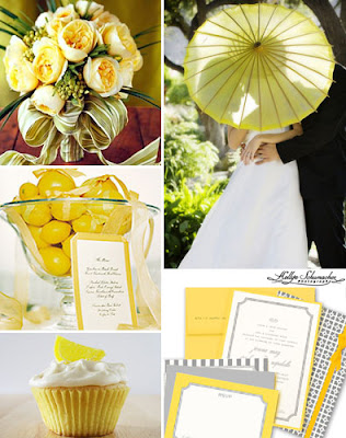 Lemon yellow weddings