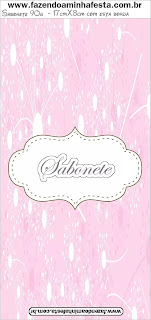 Art in Pink Quinceañera Party Free Printable Candy Bar Labels