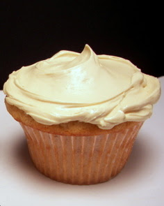 Maple-Walnut Cupcakes with Candied Walnuts