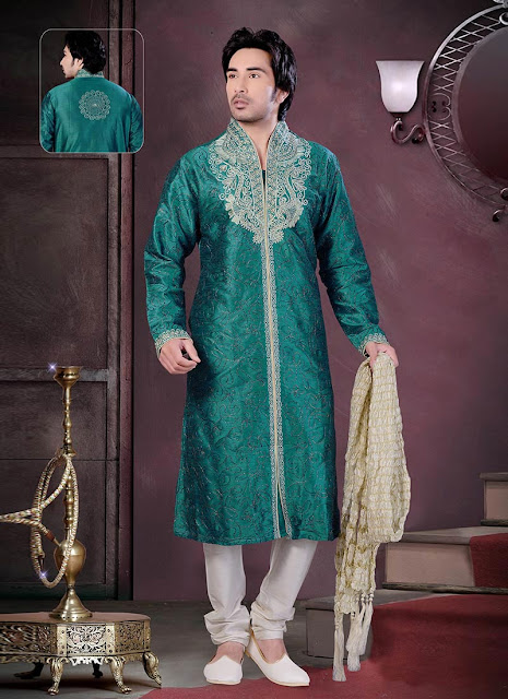 Stylish Art Dupion Silk Kurta Pyjama