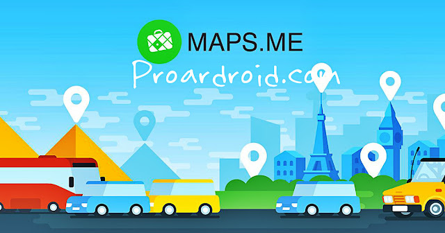  تطبيق الخرائط بدون انترنت MAPS.ME – Map & GPS Navigation للاندرويد مجانا logo